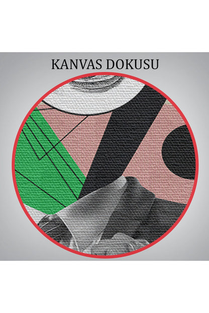 Pop Art Tablo, Kahve İçen Çizgi Roman Kahramanı-5802