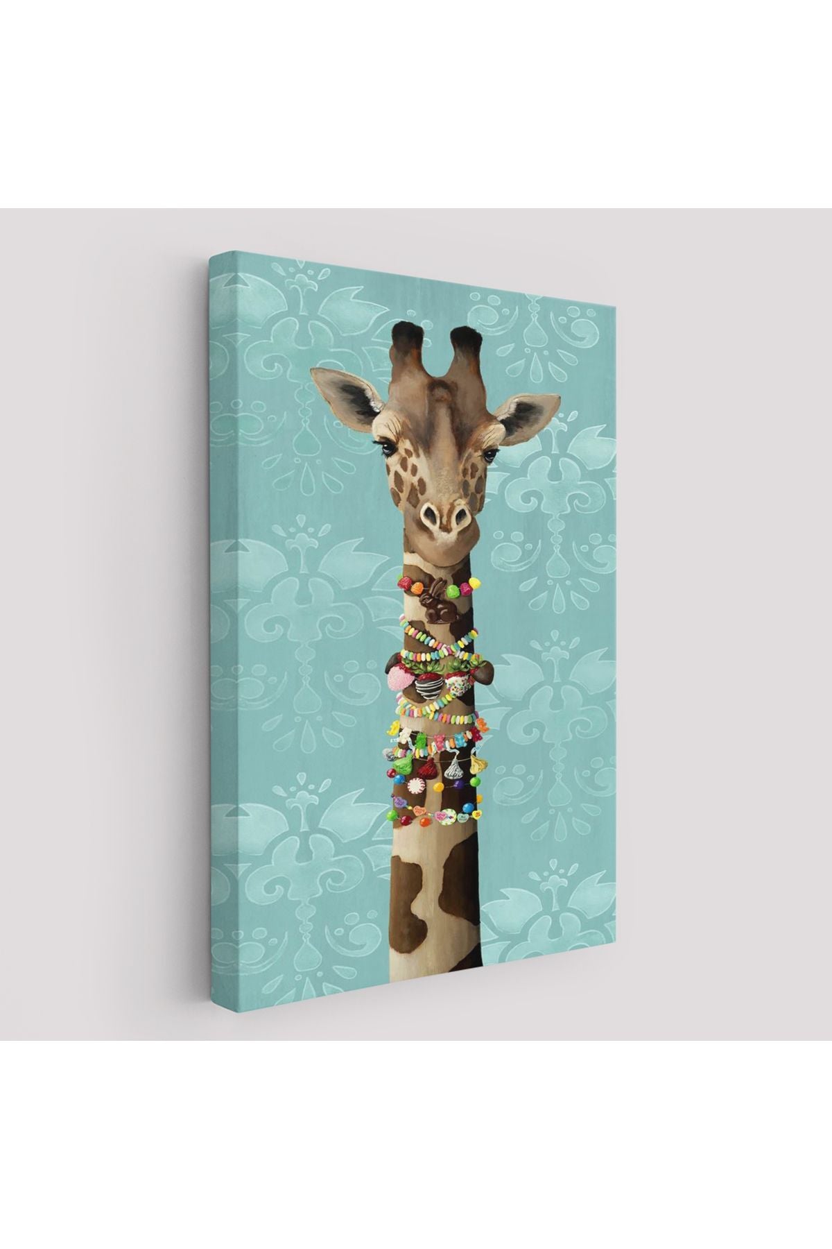 Sosyetik Zurafa Duvar Tablosu -6170