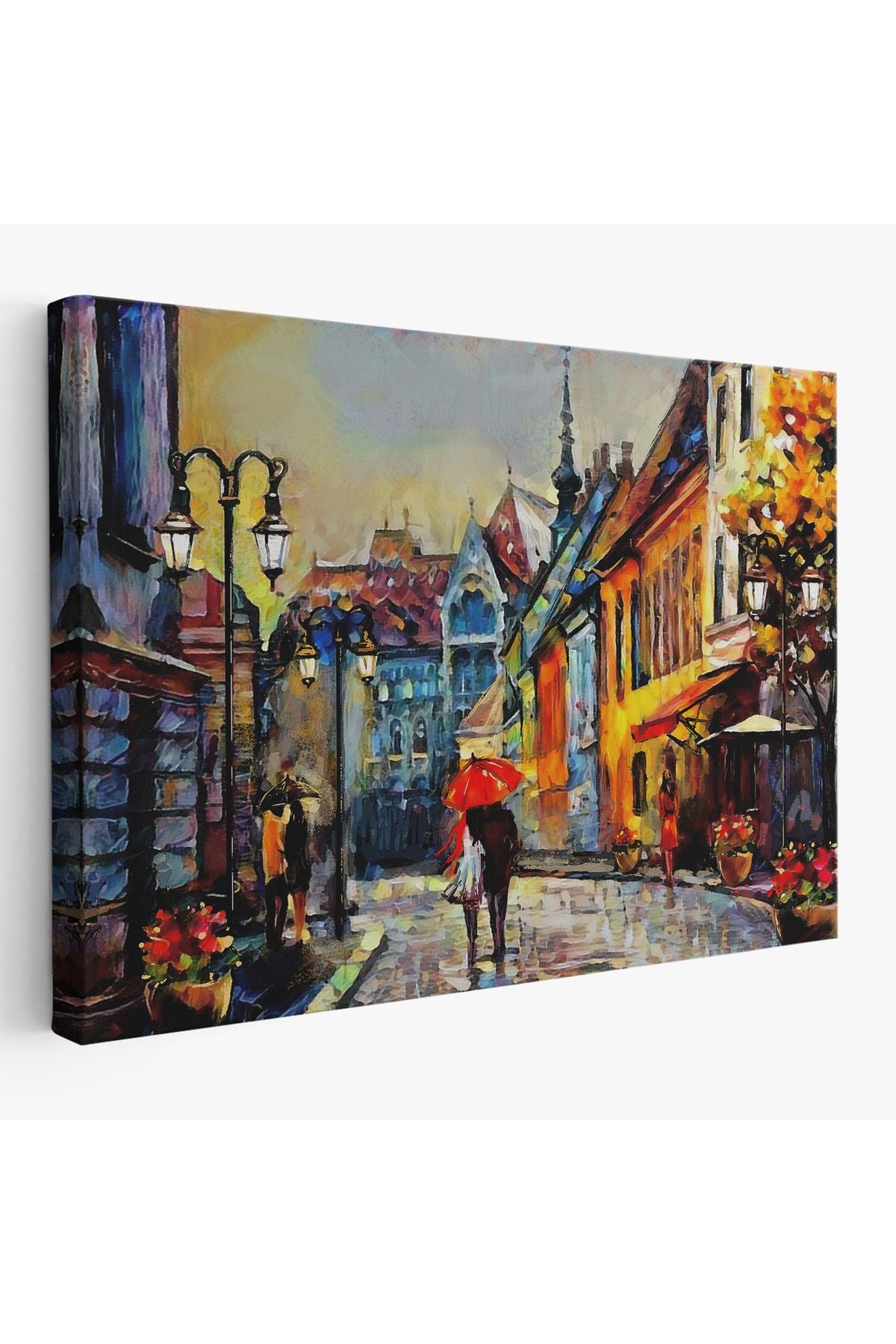 Kiev Ukrayna Sokak Manzarası Duvar Tablosu-1213