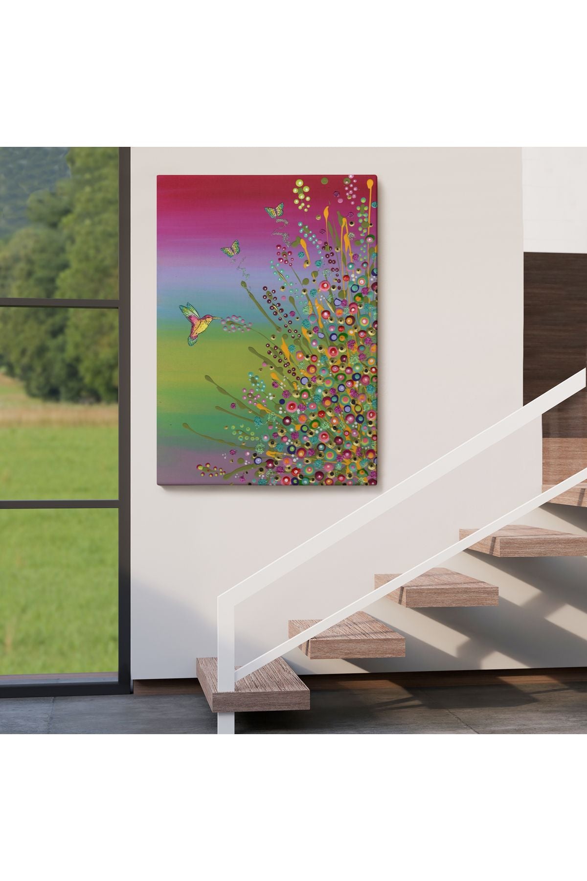 Gizli Bahçe Dekoatif Duvar Tablosu-6275