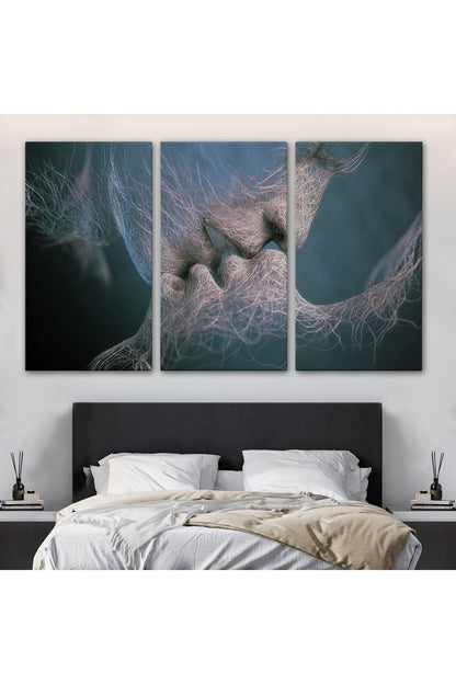 Erkek ve Kadın Sanatı Kanvas Tablo, Romantik Aşk Kanvas Tablo, Aşk Posteri-5378