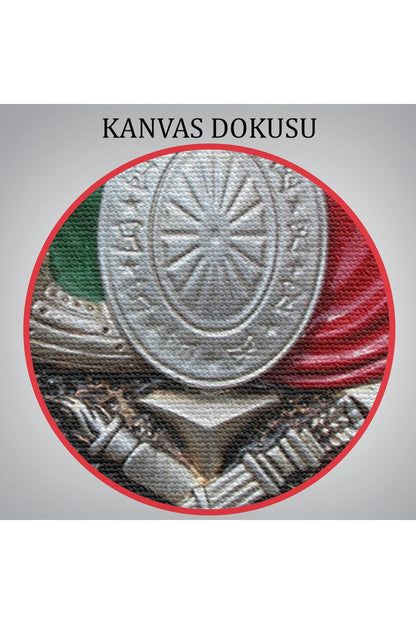 Osmanlı Tuğrası Dekoratif Kanvas Tablo-5803