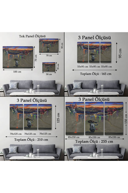 Sürreal Renkler Senfonisi Tablosu-6640