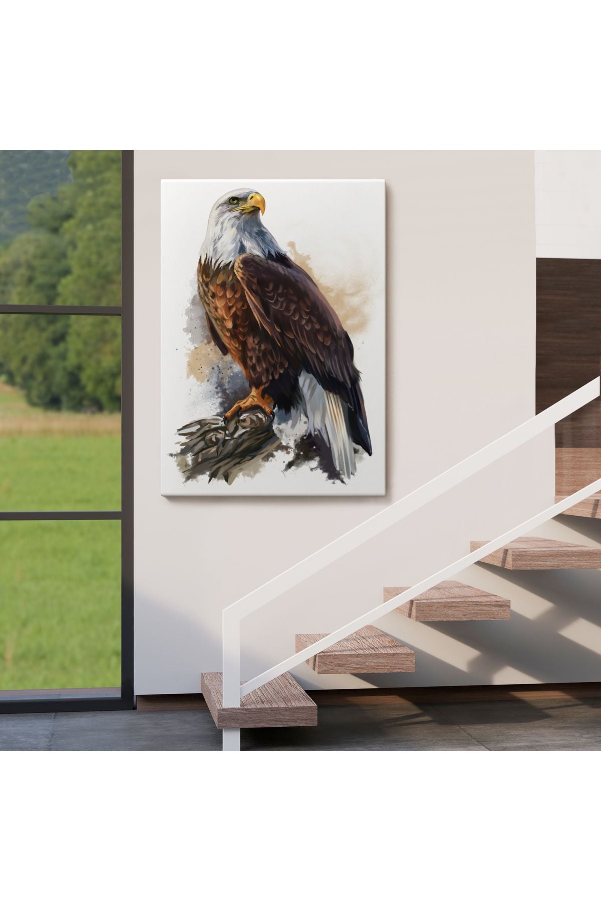 Kartal Dekoratif Kanvas Tablo-5961