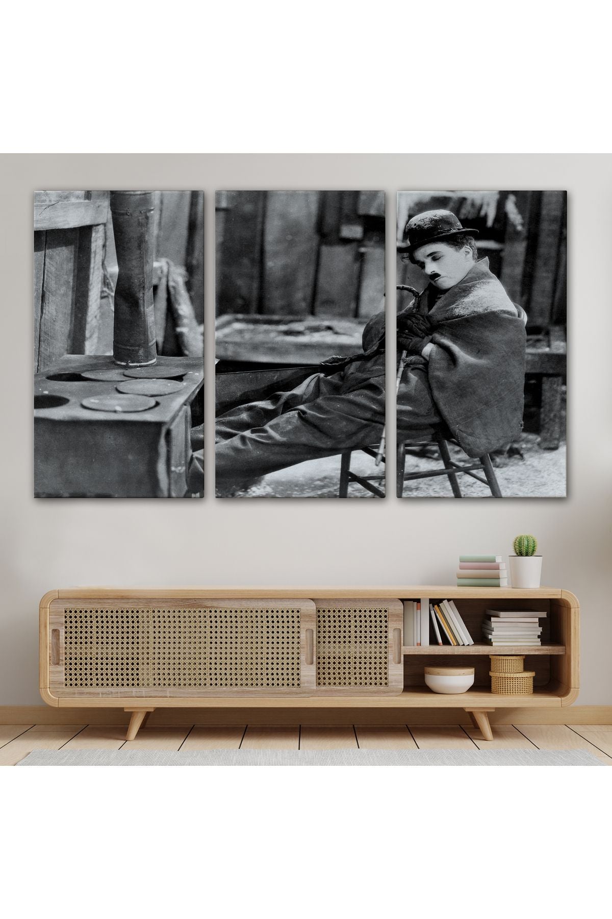 Charlie Chaplin Tablosu-6619