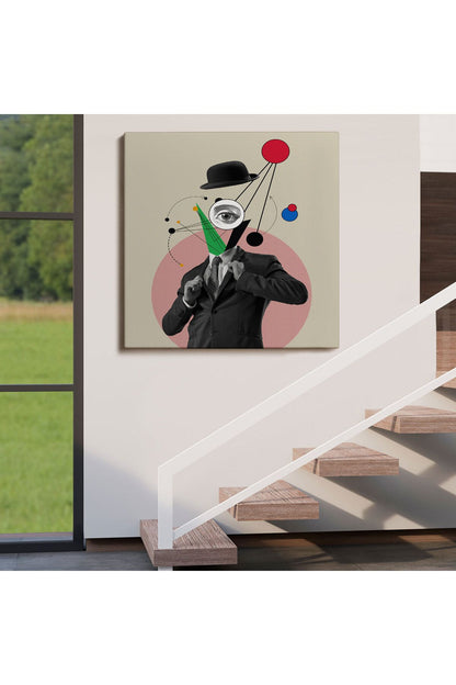 Pop Art Tablo, Kahve İçen Çizgi Roman Kahramanı-5802