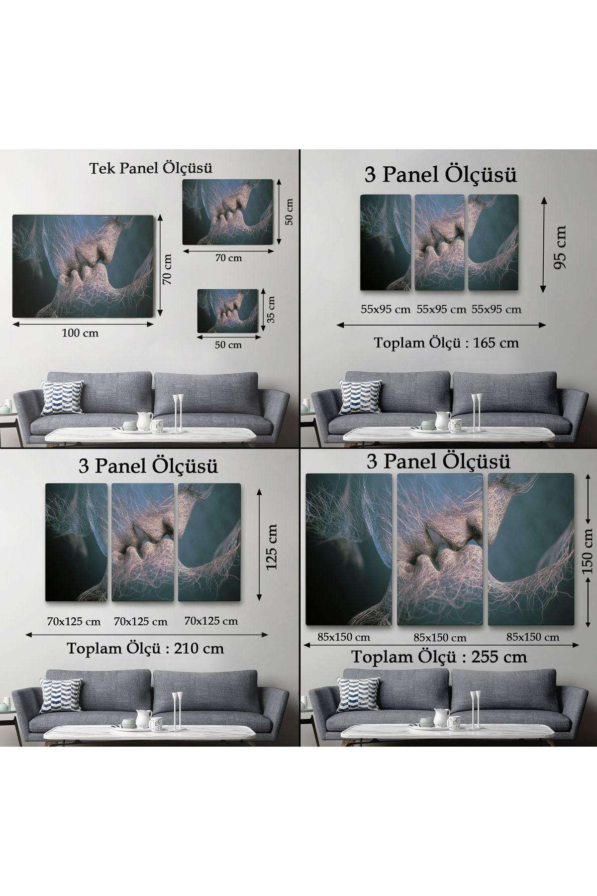 Erkek ve Kadın Sanatı Kanvas Tablo, Romantik Aşk Kanvas Tablo, Aşk Posteri-5378