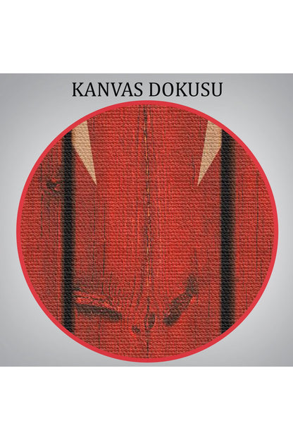 Ahşap Kanada Bayrağı Rustik Kanvas Tablo, Kanada Bayrağı Vintage , Ev ve Ofis Dekoru-5404
