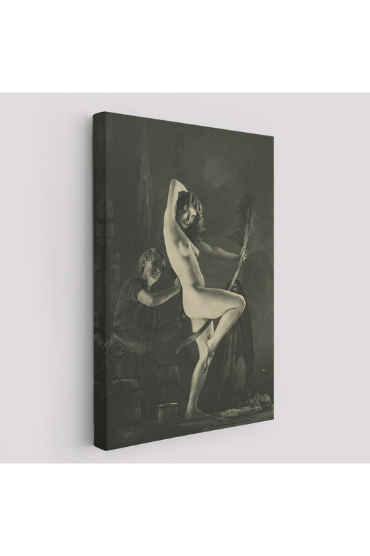 DB HG William Mortensen Lamour 1934, Amerikan Grotesk Tuval Kanvas Tablo-5283