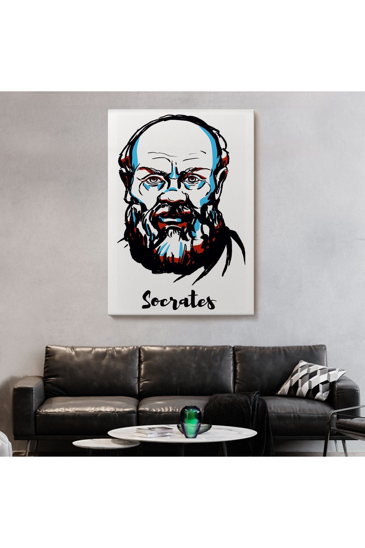 DB HG Socrates Dekoratif Kanvas Tablo-5969