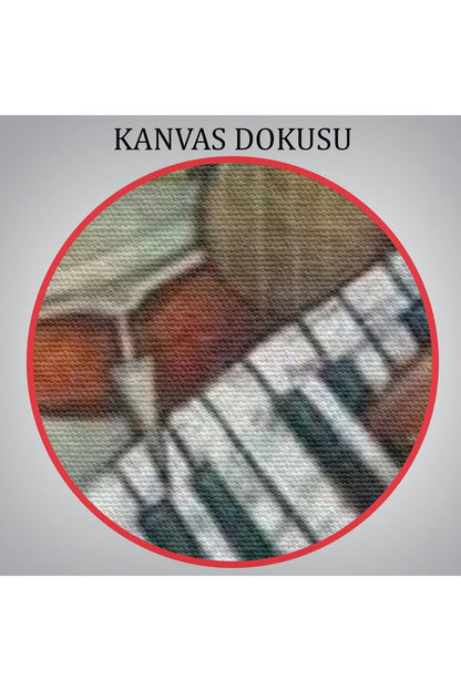 Müzik Aletleri Sürreal Tablosu-6487