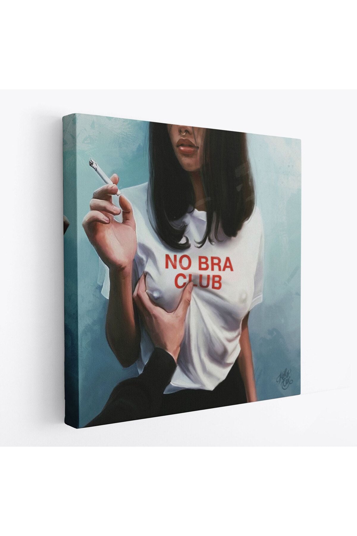 NW Özel No Bra Club,  Sütyensizler Külübü Kanvas Tablo-5102