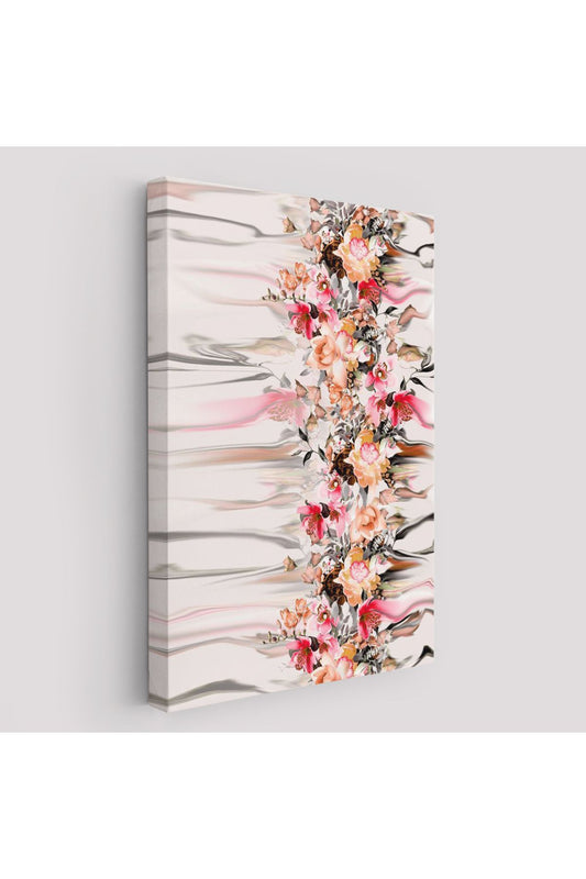 Renkli Çiçek Desenli Dekoratif Duvar Tablosu-6282