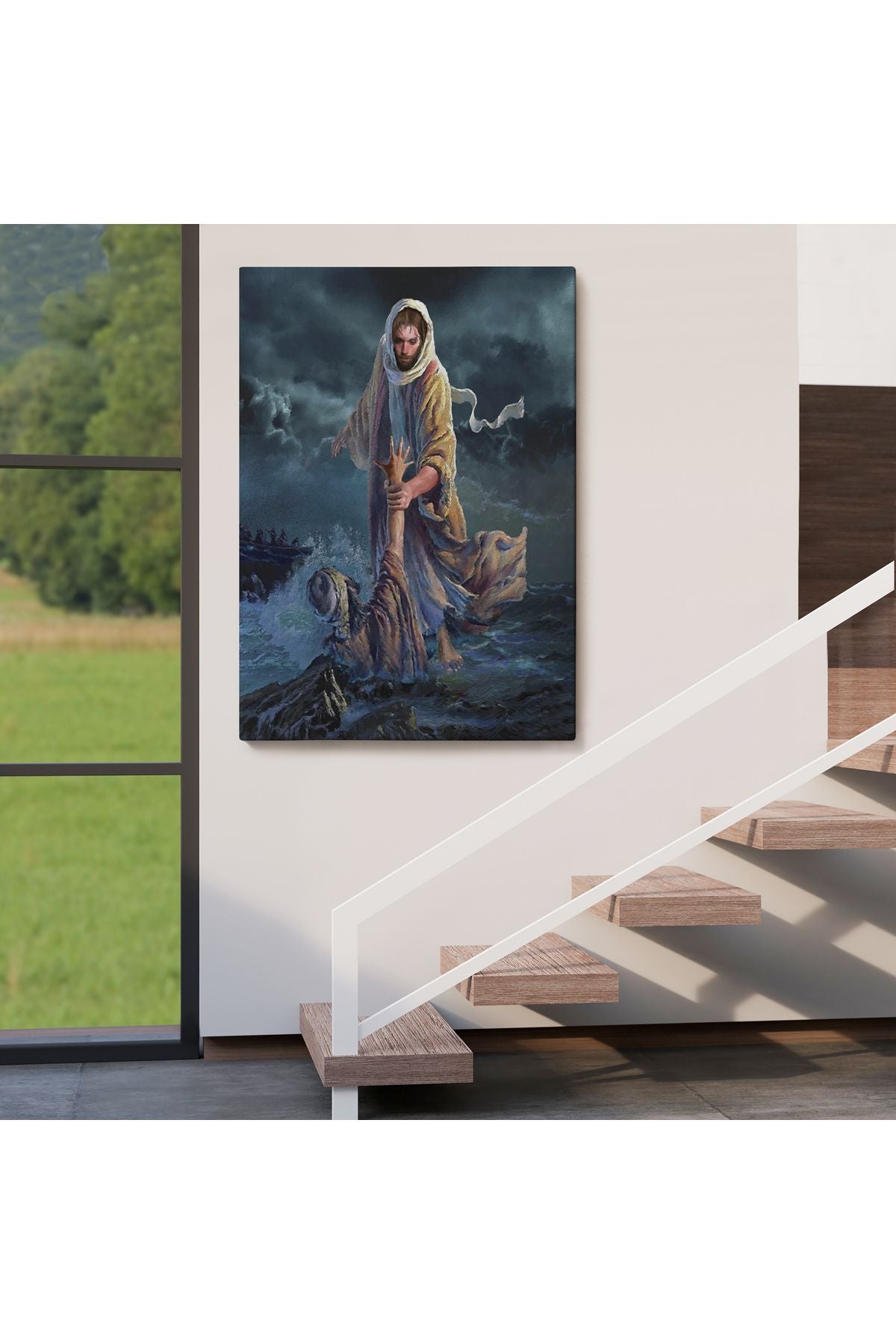 Rab İsa Peteri Kurtarma Tablosu, Kilise Hediyesi Long live Christ the King Jesus Christ -6392