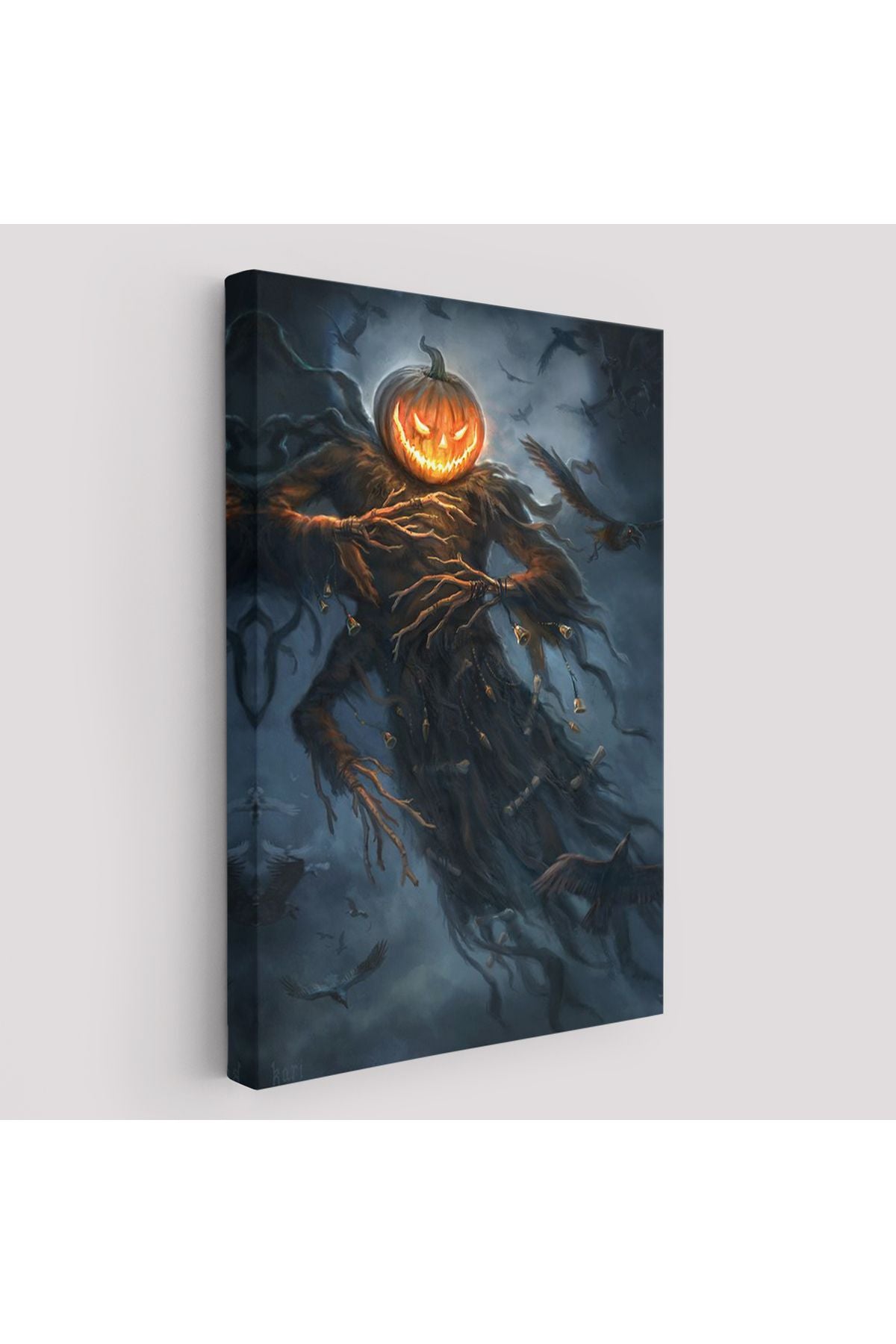 modagos068 Cadılar Bayramı Helloven Dekoratif Duvar Tablosu -6193