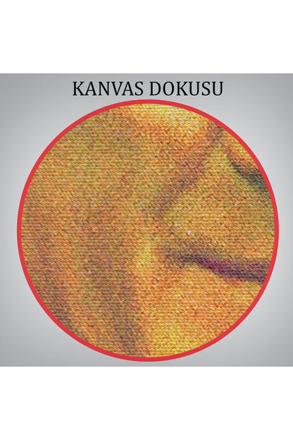 Atatürk Portre Tablosu Mustafa Kemal Atatürk Dikdörtgen Dekoratif Kanvas Tablo-CŞ-70