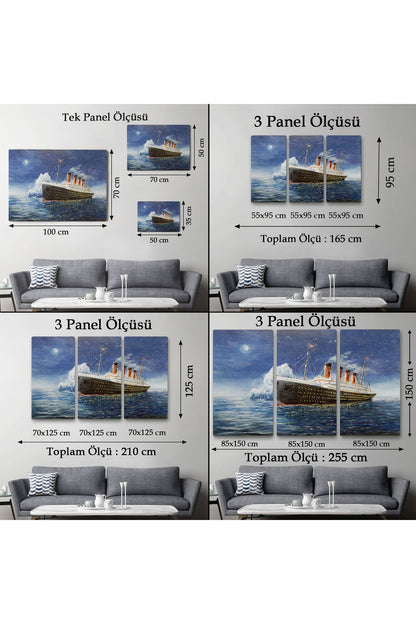 Titanik Gece Manzarası Duvar Tablosu-1238