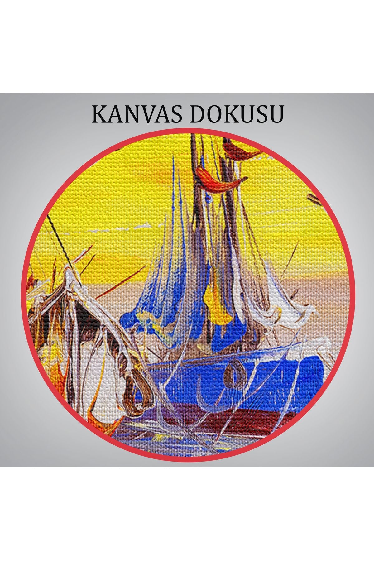 Venedik İtalya Yağlıboya Görünüm Dekoratif Kanvas Duvar Tablosu-3489