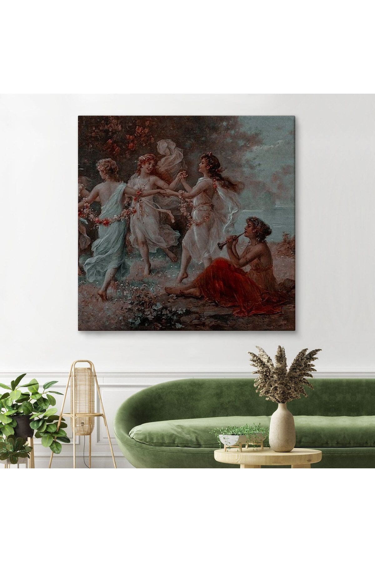 NW Özel Dans Eden Kadınlar Kanvas Tablo-5851