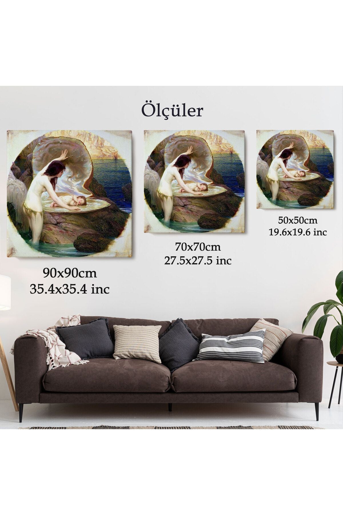 Hz Meryem ve Hz İsa Kanvas Tablo-5869