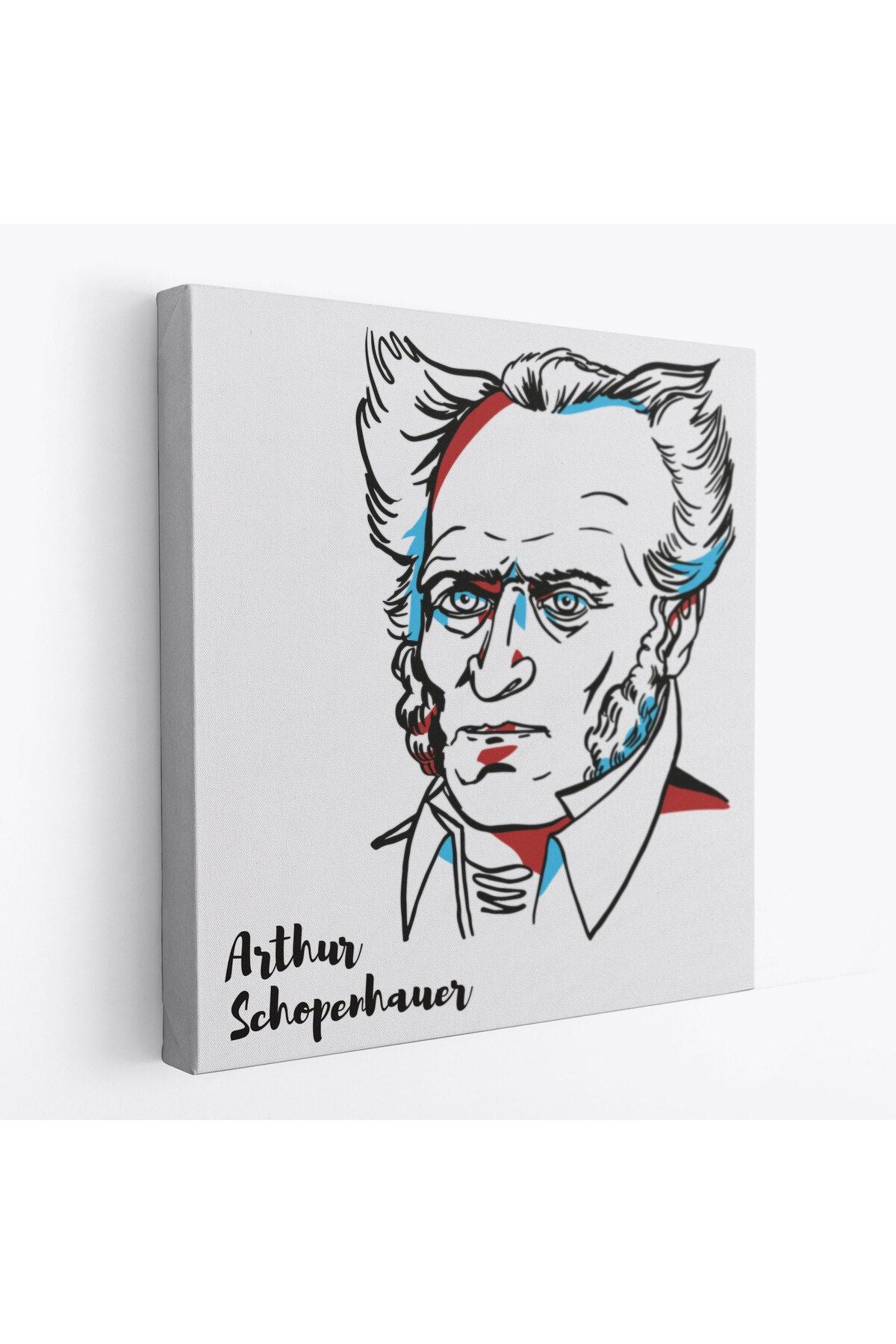 Arthur Schopenhauer Dekoratif Kanvas Tablo-5821