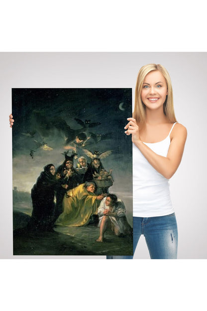 Madrid İspanya Lázaro Galdiano Müzesindeki Francisco Goya?'nın Büyü Tablosu-6252