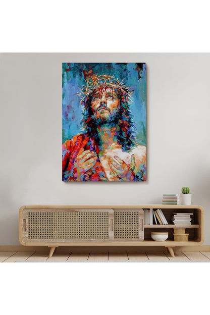 Dekoratif Kanvas Tablo, Duvar Tablosu-Hz İsa Mesih 6308