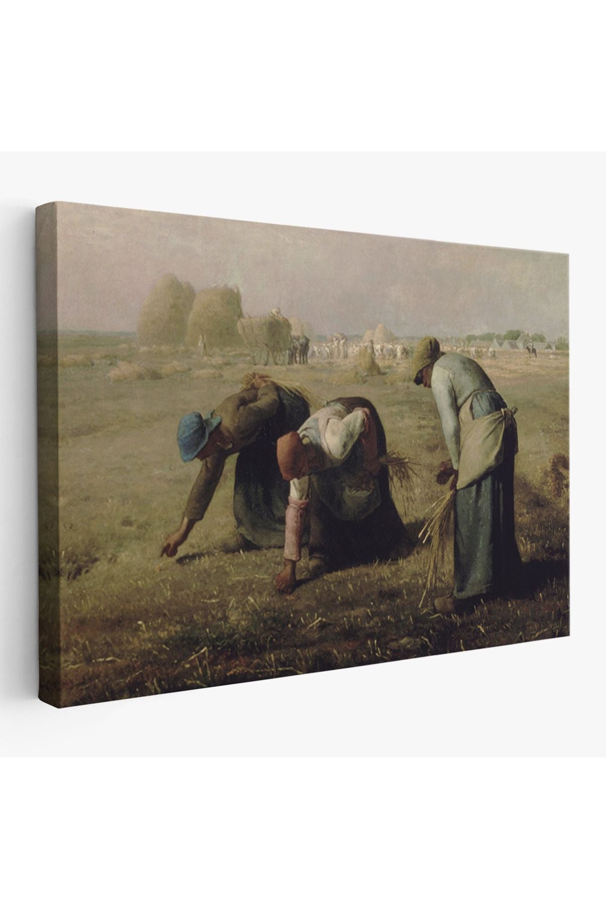 YB Millet Darı Toplayıcı Kadınlar Tablosu - Jean-François - French-6652