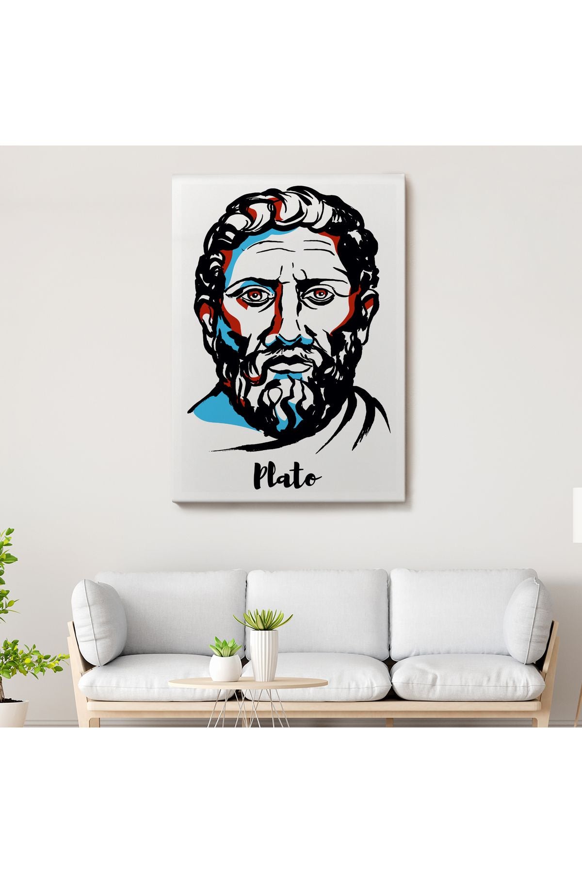 Plato Dekoratif Kanvas Tablo-5970