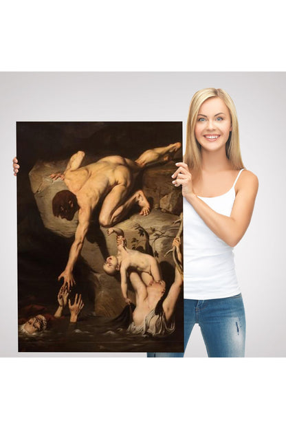 Joseph-désiré Court'un Nuh'un Tufanını Resmettiği 1826 Tarihli Tablo -6065