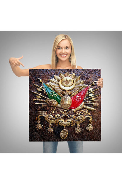 Osmanlı Tuğrası Kanvas Tablo-5866