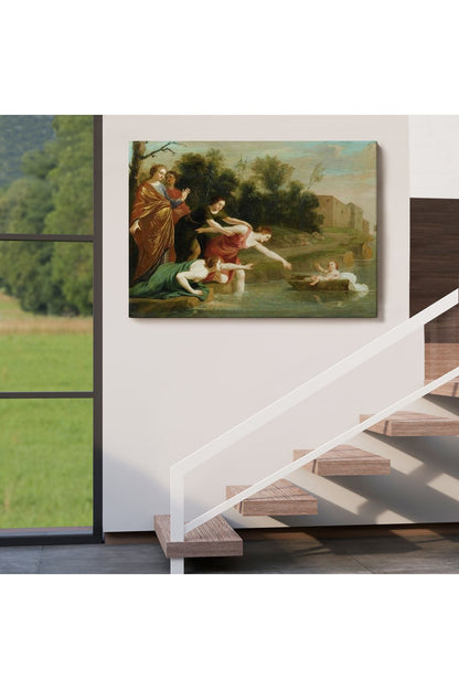 Jacques Stella - Musa'nın Bulunuşu Tablosu - The Finding of Moses-6579