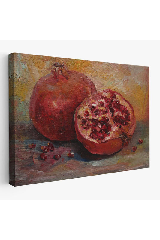 DB HG Nar Yağlı Boya Görünümlü Klasik Sanat Tablosu-1230