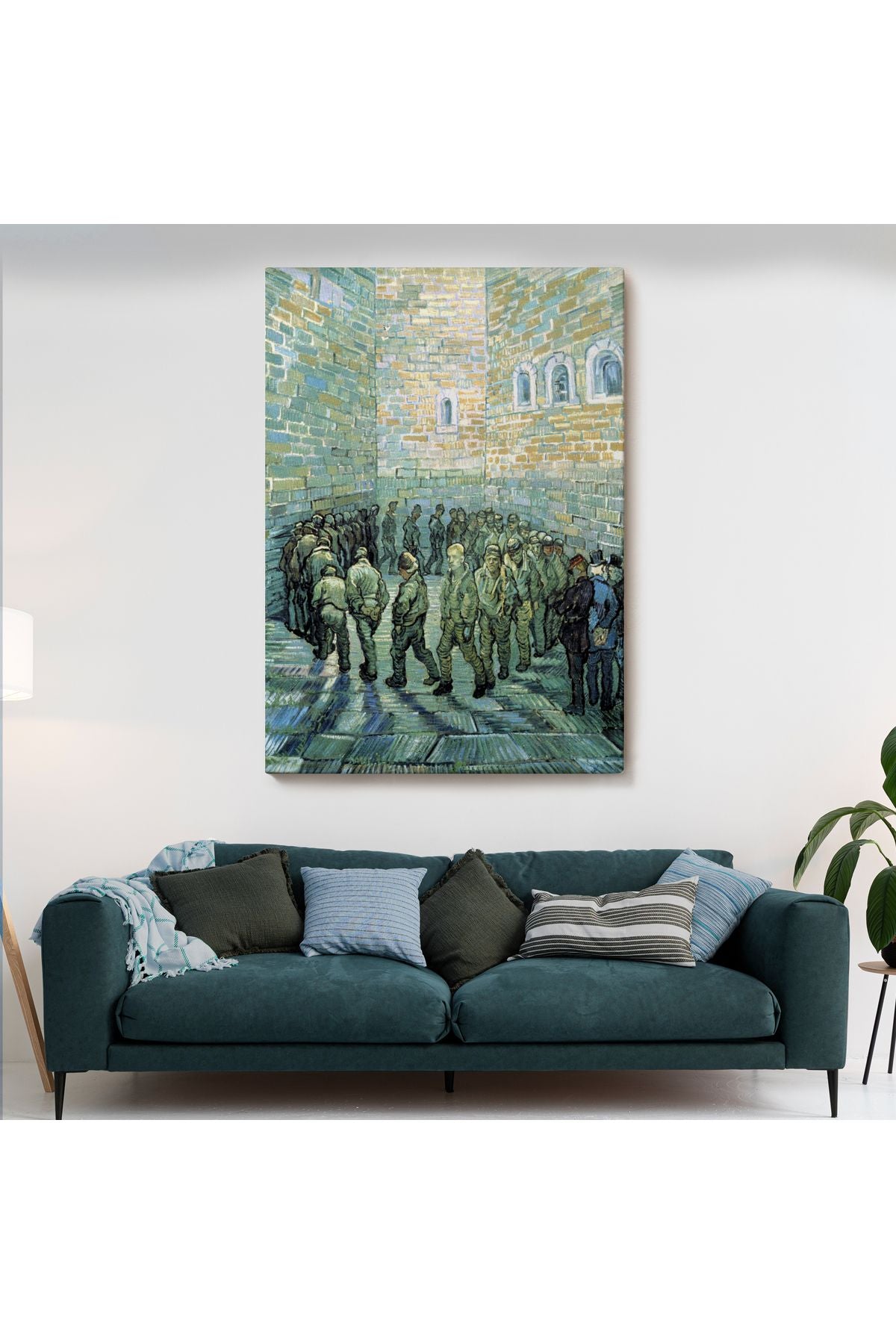 Vincent van Gogh Tutuklular Çemberi Tablosu -6445