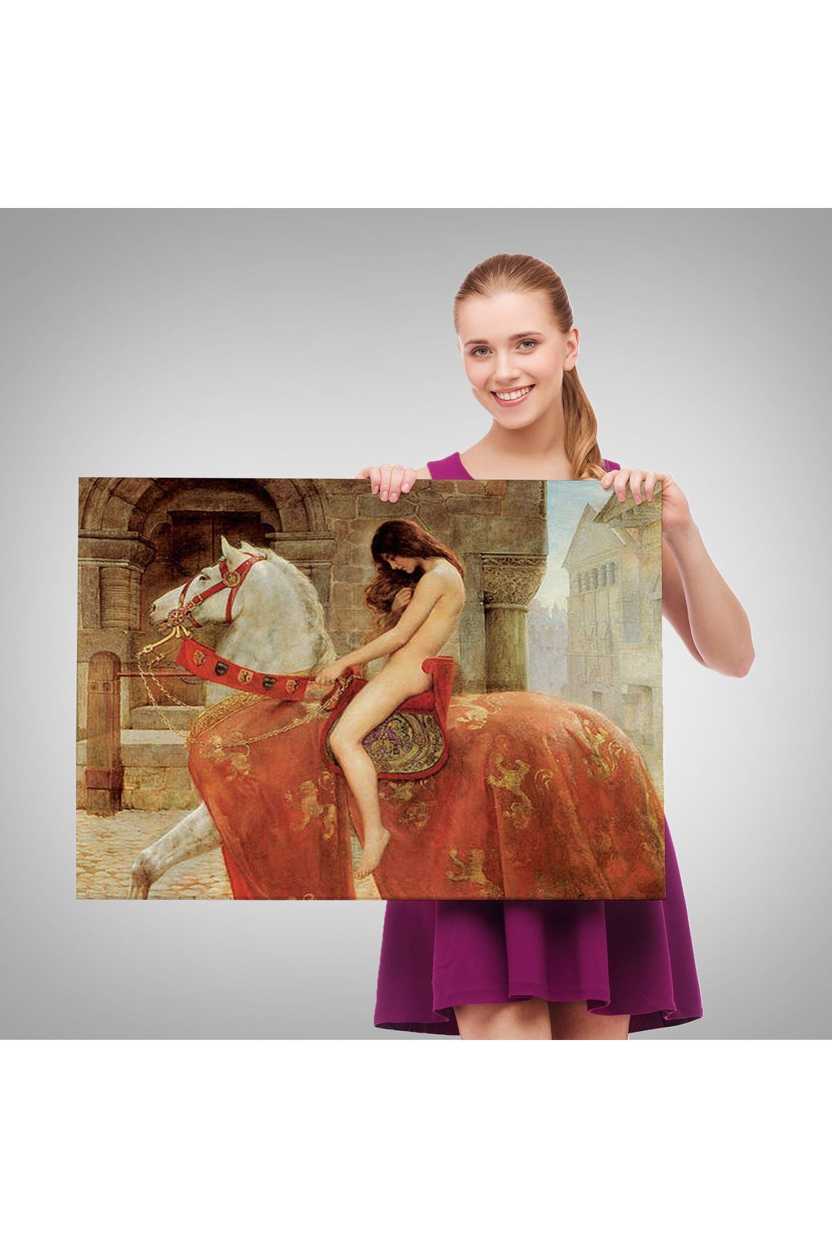 Jean Caravaggio Judith Holofernes'in Başını Keserken Tablo-6646