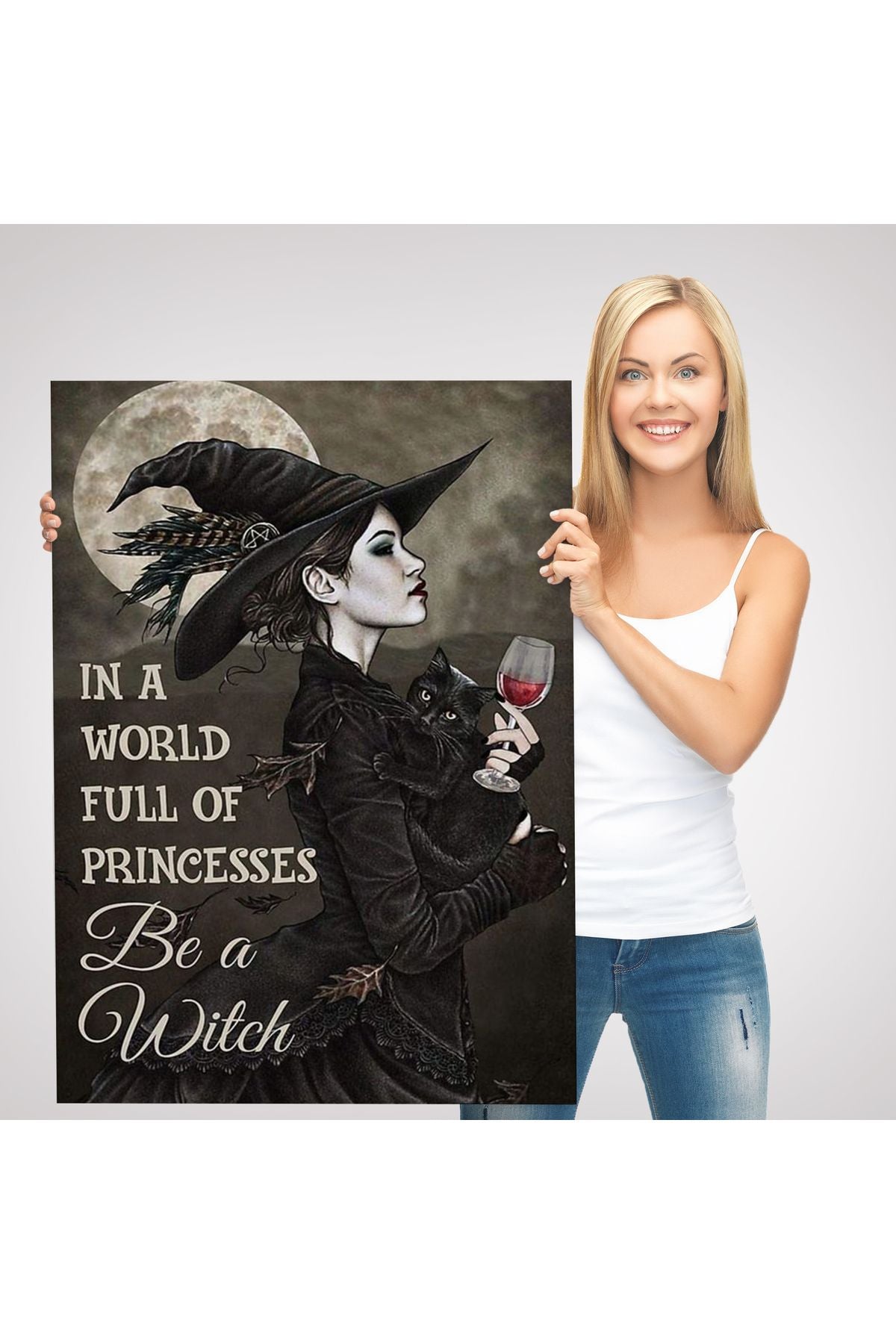 İn a World Full Of Princsses Be a Witch, Prensesle Dolu Bir Dünyada Cadı Ol Tablo-6176