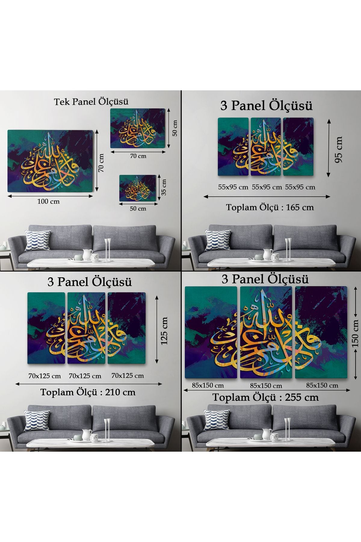 trndry seri001 Modern Dini Dekoratif Kanvas Tablo-3382