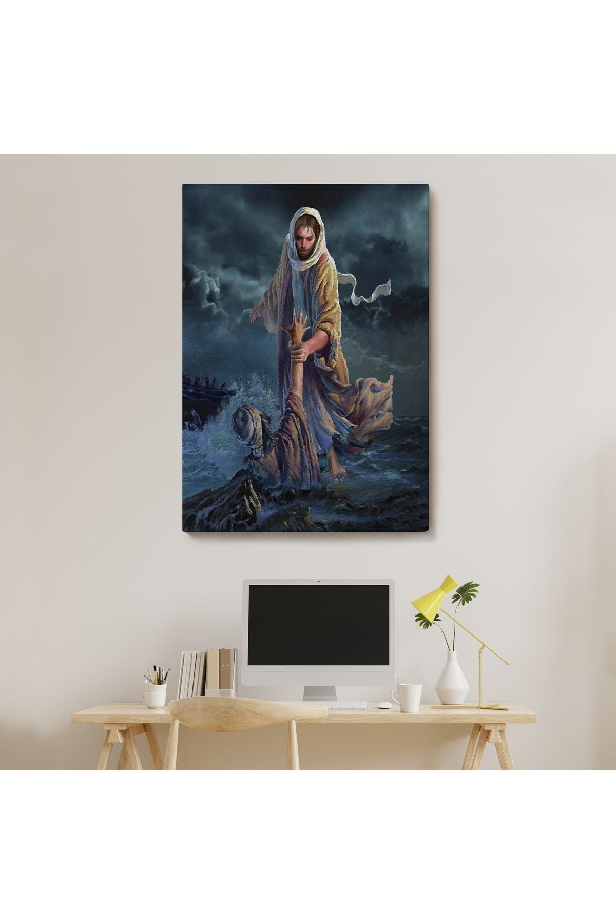 Rab İsa Peteri Kurtarma Tablosu, Kilise Hediyesi Long live Christ the King Jesus Christ -6392