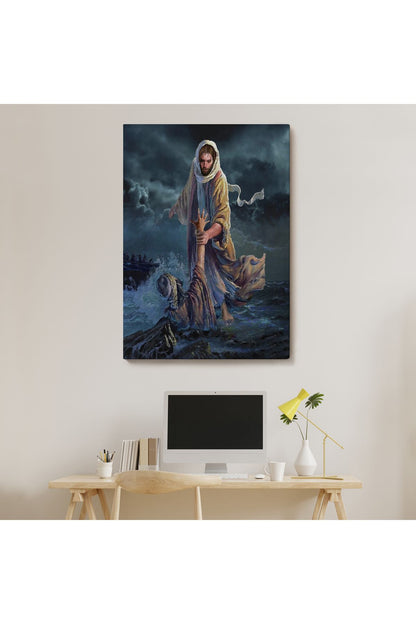 Rab İsa Peteri Kurtarma Tablosu, Kilise Hediyesi Long live Christ the King Jesus Christ -6392