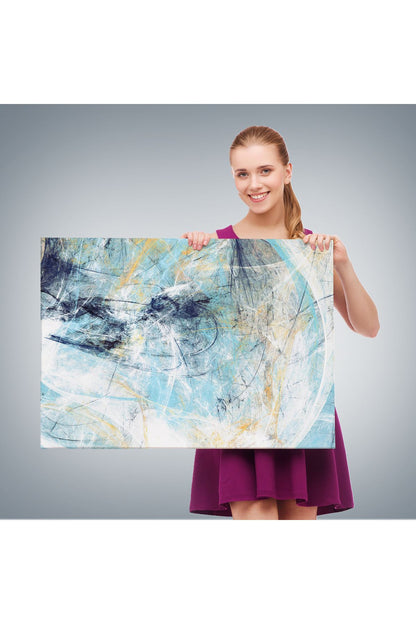 Fütüristlik Soyut Dekoratif Kanvas Duvar Tablosu-3471