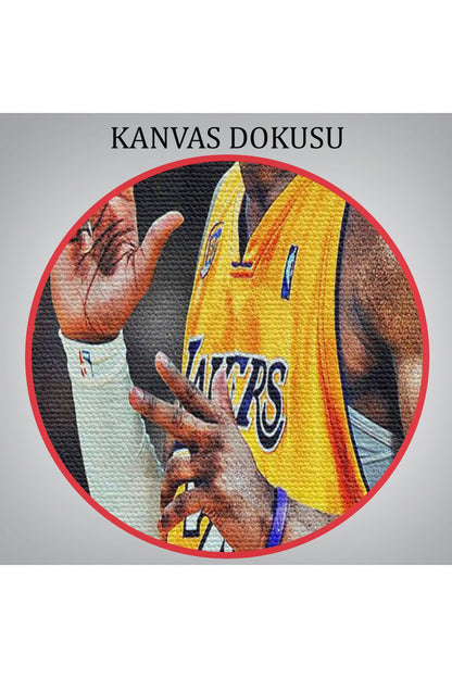 Kobe Bryant Invincible Black Mamba Kanvas Tablo-5086