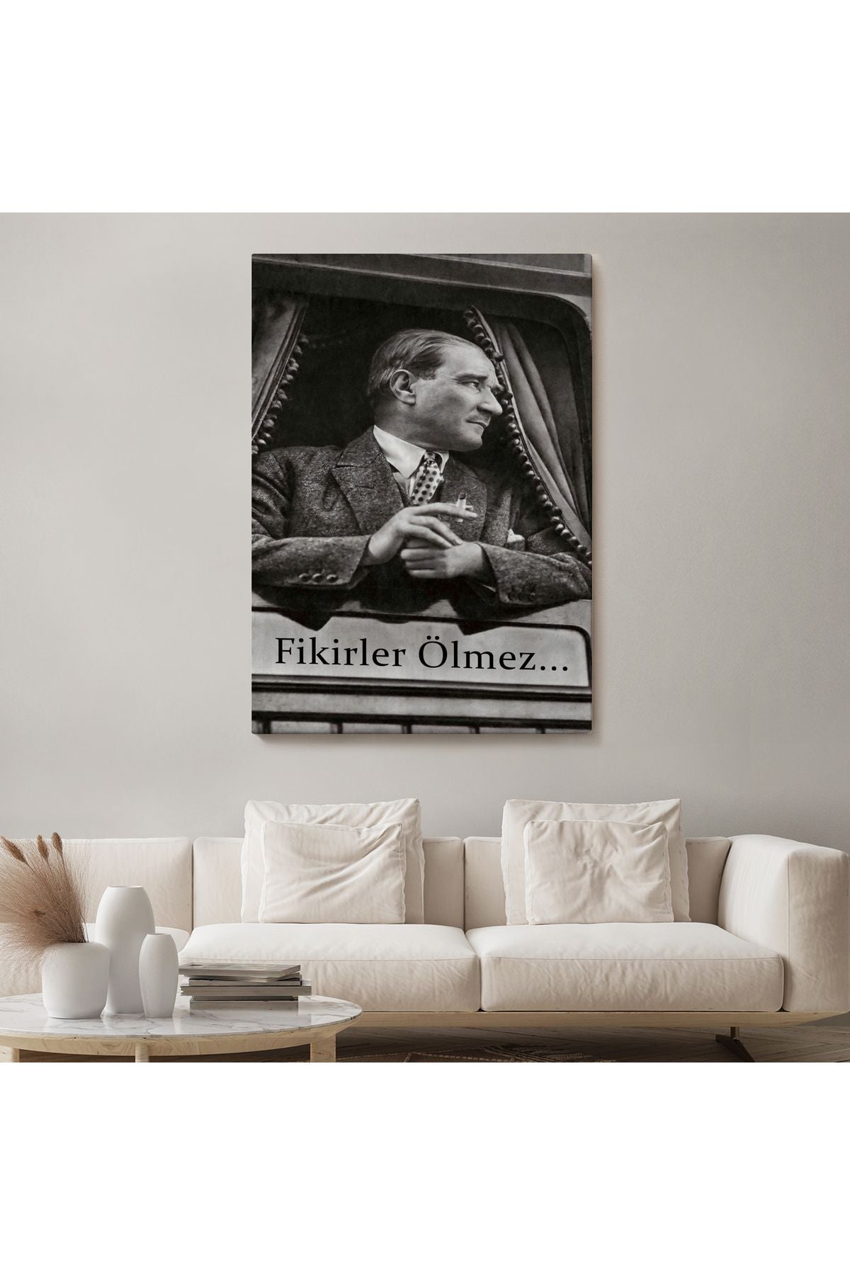 Atatürk'ün Doğu Ekspresinde Fotoğrafı Duvar Tablosu-6222