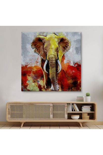 Modern Fil Yağlıboya Görünüm Dekoratif Kanvas Duvar Tablosu-5839