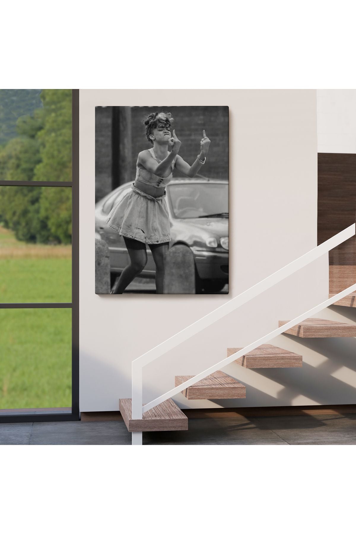 Beyonce Umrumda Değil Haraketi Duvar Tablosu-6033