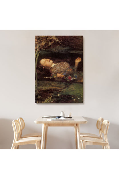 Shakespeare'in Ophelia'sı Hamlet Dekoratif Duvar Tablosu-6319