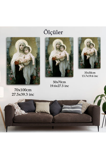 Meryem ve Oğlu İsa Tablo - Jesus Christ -6438