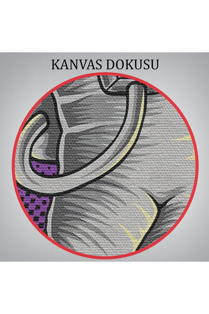 Ay'da Basketbol Oynayan Astronot Kanvas Tablo-5068