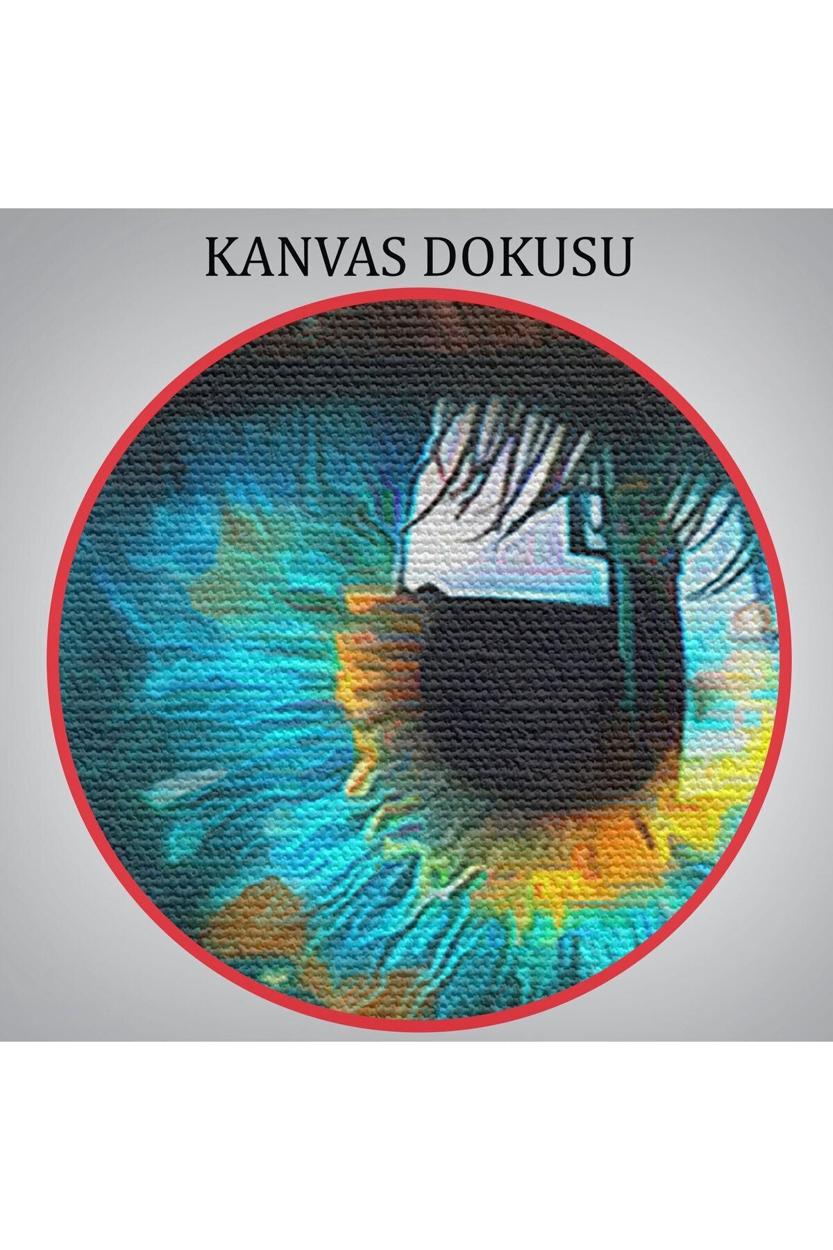 Gözün Kavramsal Soyut Kanvas Tablo-5910