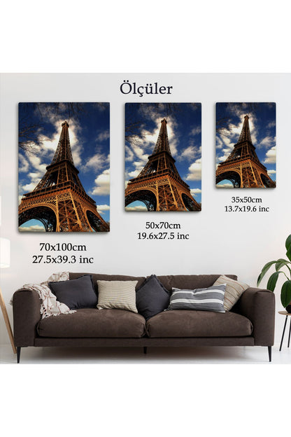 Fransa Paris Eyfel Kulesi Duvar Tablosu-6442