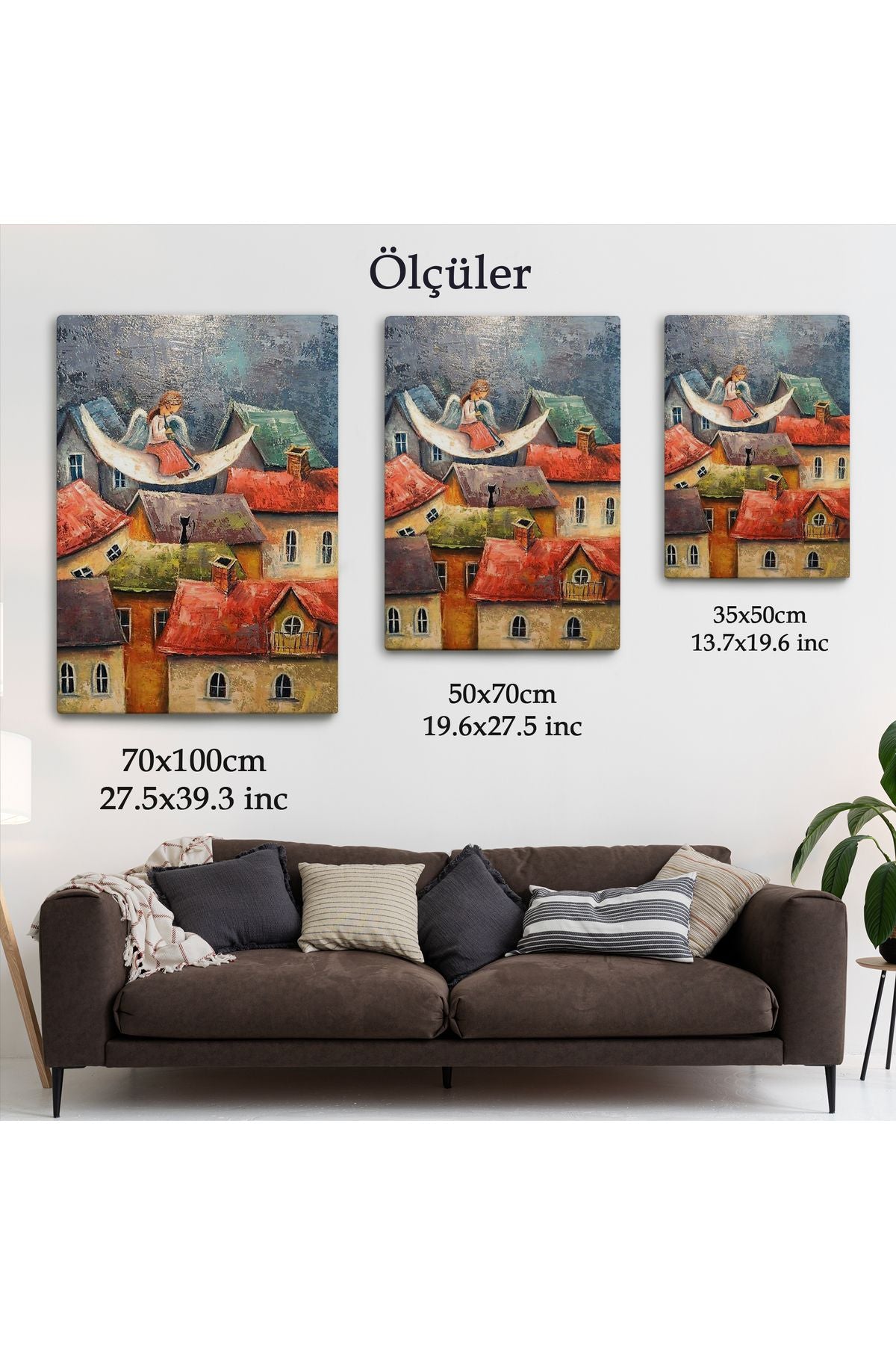 Gecenin Meleği Dekoratif Duvar Tablosu-6244